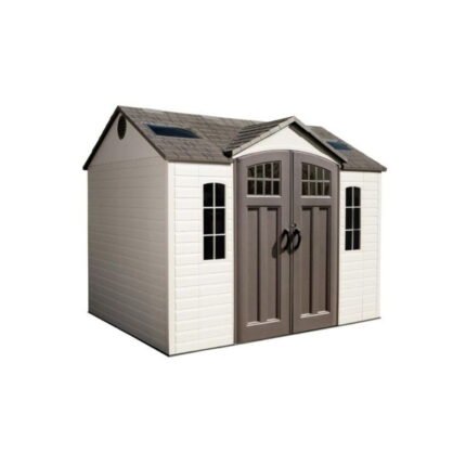 Lifetime 10x8 Plastic Garden Storage Shed W/ Floor (60178)